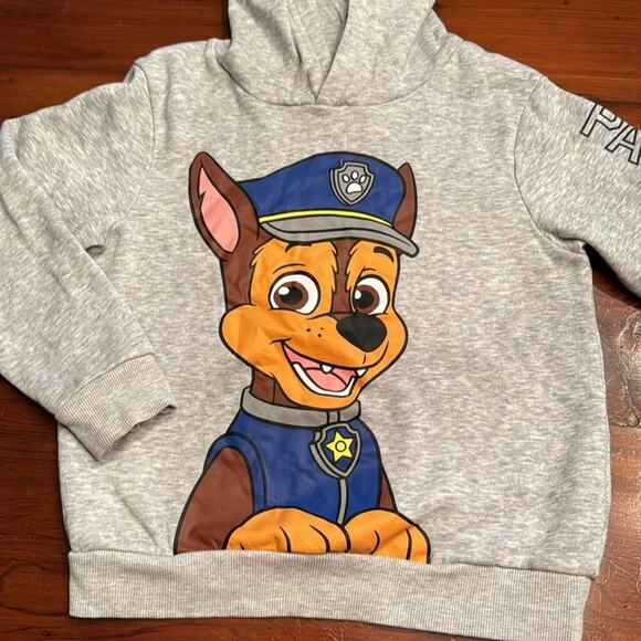 H&M paw patrol hooded sweatshirt grey 6x-7 - Picture 3 of 6